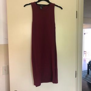 Forever 21 Maroon Bodycon Dress